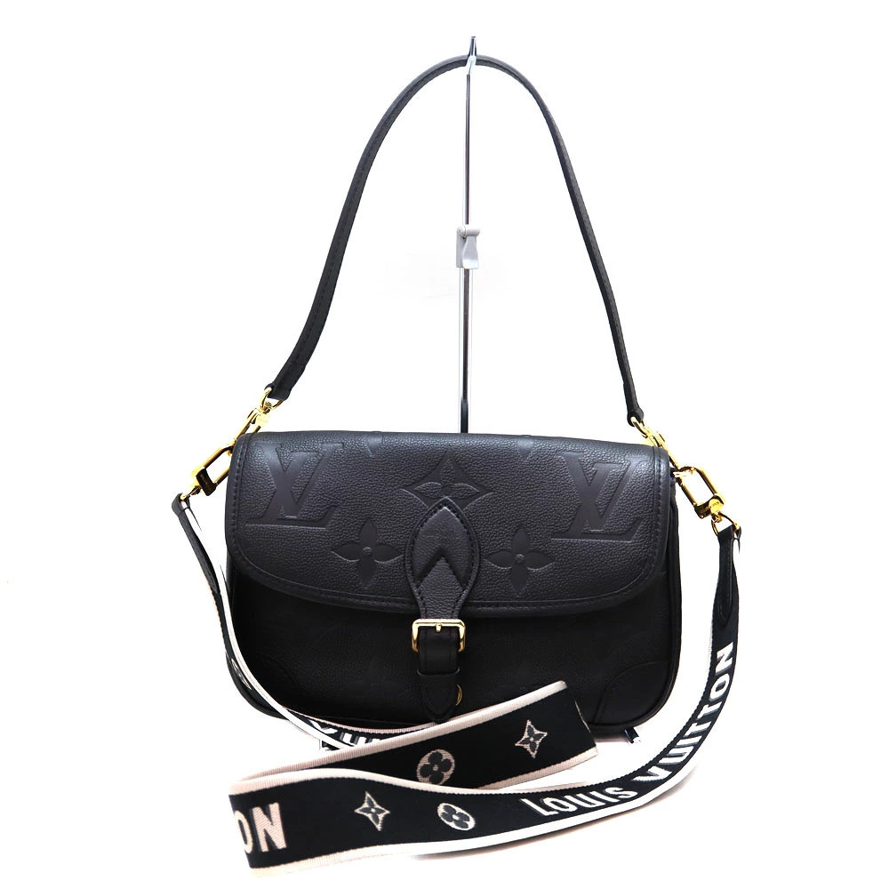 Louis Vuitton Diane bag Monogram Empreinte leather black